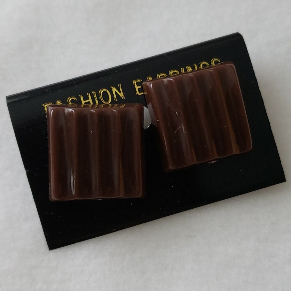 Brown Earrings
